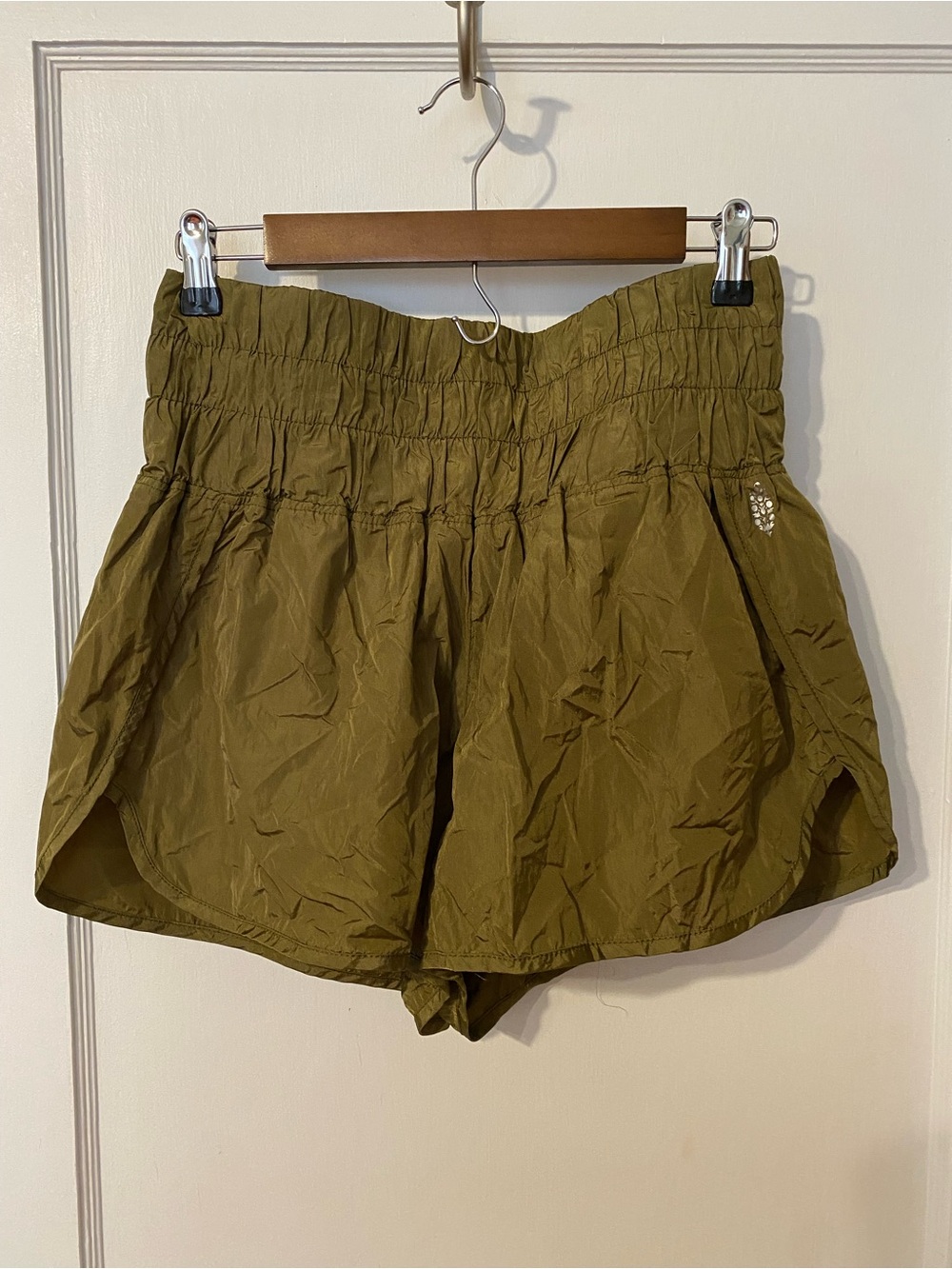 Free People Movement The Way Home Shorts Olive Green
